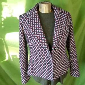Vintage Etam Size 4 Polka Dot Blazer!